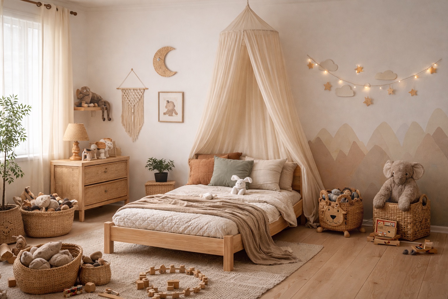 Chambre d'enfant bohème